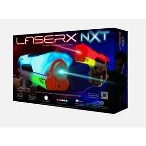 Laser X Max NXT 2 Player 300 Range Toy Blaster Light Up Blaster NWT